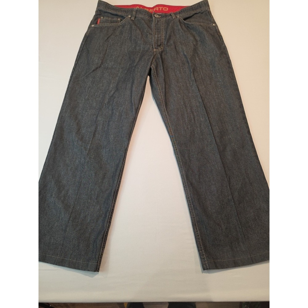 ALBERTO Tim 4020 Mens Jeans Size 38 (EU 54) Light Denim T400 Stretch Regular Fit